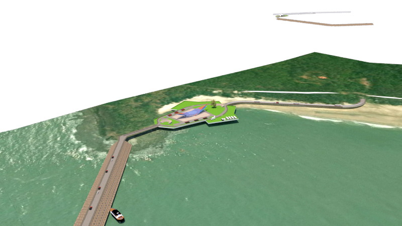 Kashid Beach tourism jetty concept