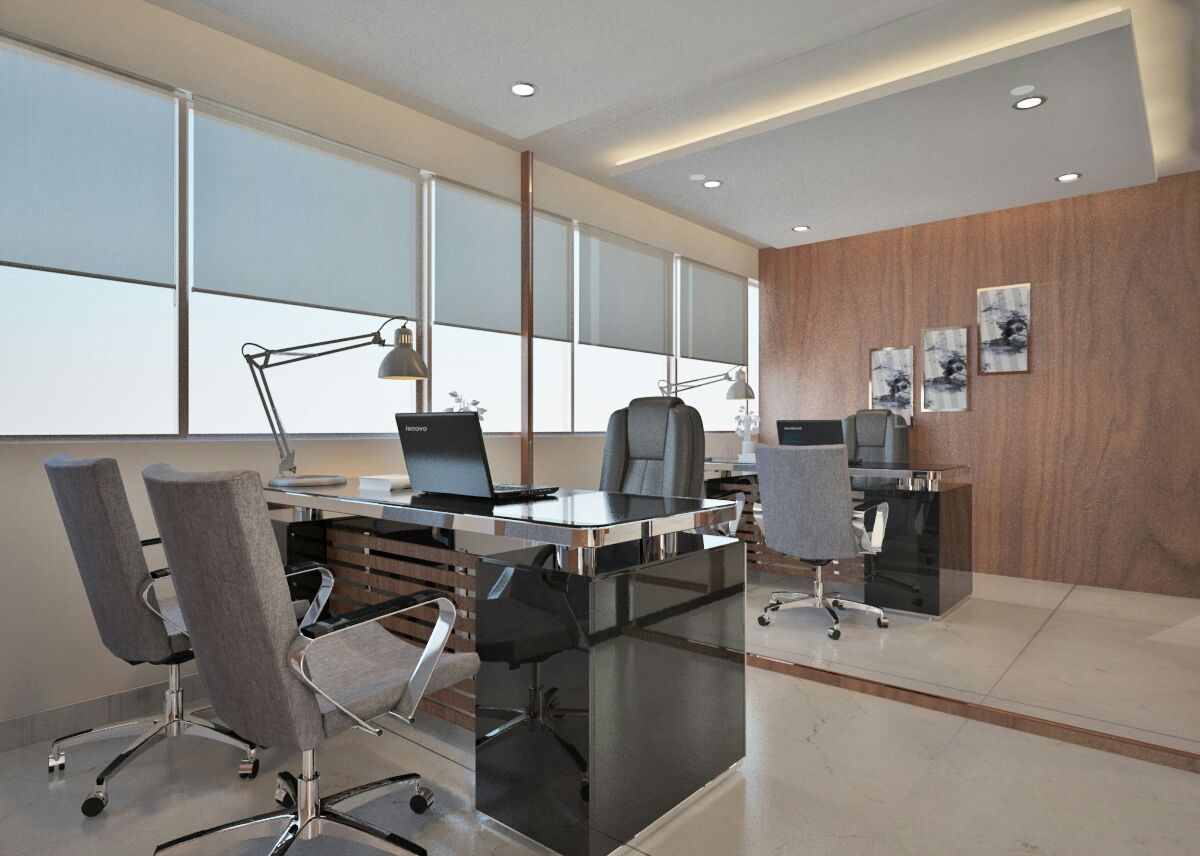 Contemporary office interior in Navi Mumbai