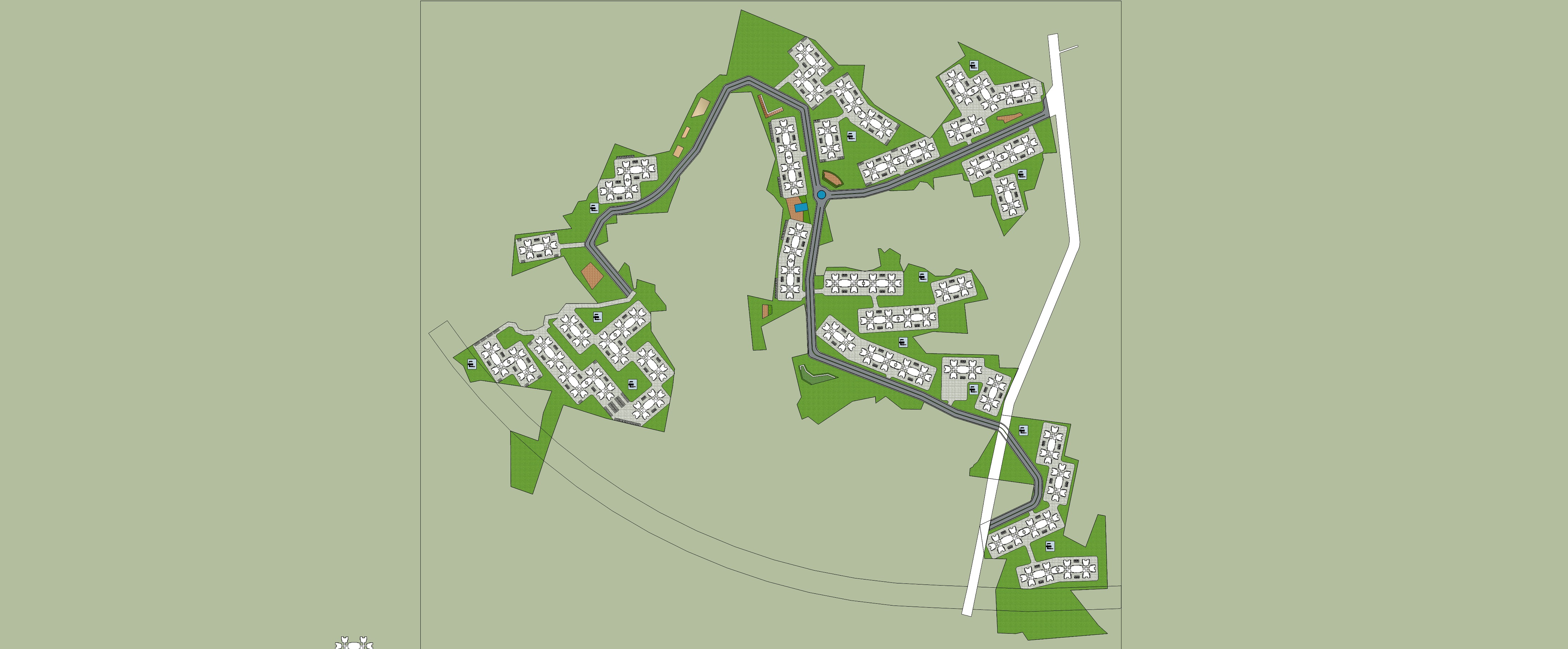 Police Housing Panvel masterplan study